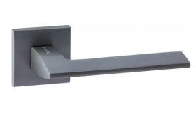 Ручка дверная PUERTO INAL 531-03 slim MBN Ночиата матовый черный никель