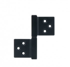 Петля универсальная флажковая PORTA DI PARMA Innovation Чёрный H.20.03