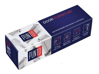 Цилиндровый механизм PUNTO Z3007Tang80(45+10+25) со штоком CP хром