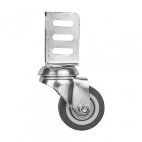 Опора колесная с угловой площадкой AJAX WL/B-50R/40kg резина