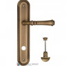 Дверная ручка на планке Fratelli Cattini GRACIA WC-2 PL288-BY матовая бронза