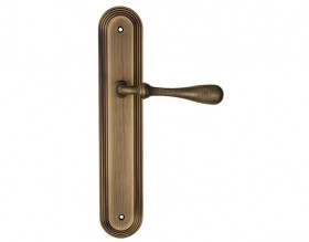 Дверная ручка на планке Fratelli Cattini RETRO PL288-BY матовая бронза