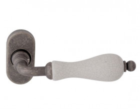 Ручка дверная MELODIA 179 F Ceramic Античное серебро