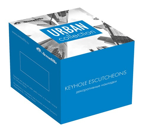 Накладка на цилиндр ARMADILLO CYLINDER ET URB BL-26 Черный