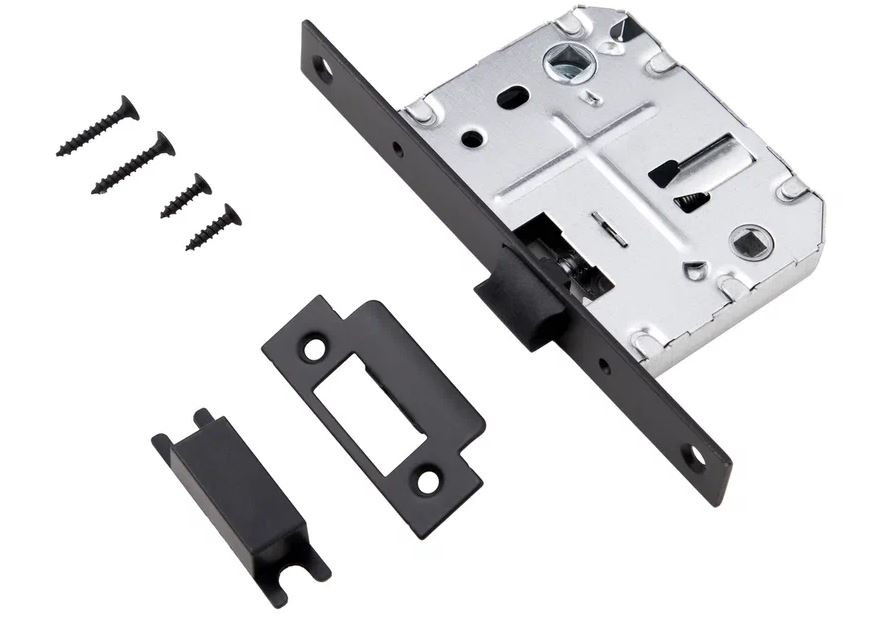 Защелка бесшумная сантехническая PALIDORE PL 2070 BLACK Черный