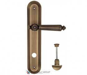 Дверная ручка на планке Fratelli Cattini TORCELLO WC-2 PL288-BY матовая бронза