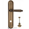 Дверная ручка на планке Fratelli Cattini TORCELLO WC-2 PL288-BY матовая бронза