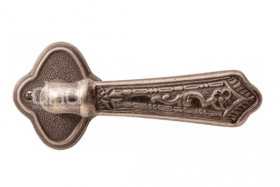 Ручка дверная VAL DE FIORI INDH 704-73 AI Амуаж серебро античное