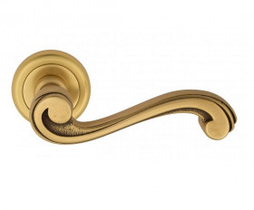 Ручка дверная Venezia VIVALDI D1 французское золото + коричневый