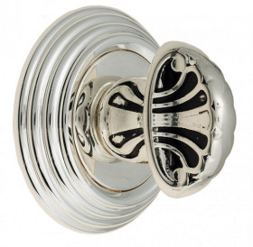 Завертка сантехническая Venezia WC-4 D8 натуральное серебро + черный