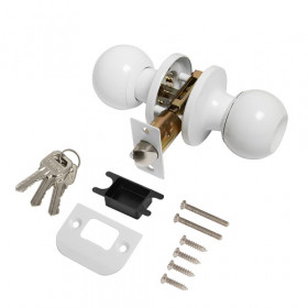 Ручка защелка PUNTO DK672/BL WH-ET ключ/фиксатор белый