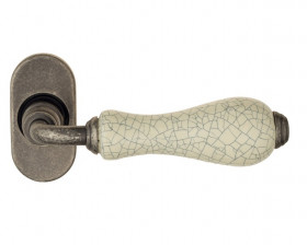 Ручка дверная для профильных дверей Venezia COLOSSEO EP античное серебро