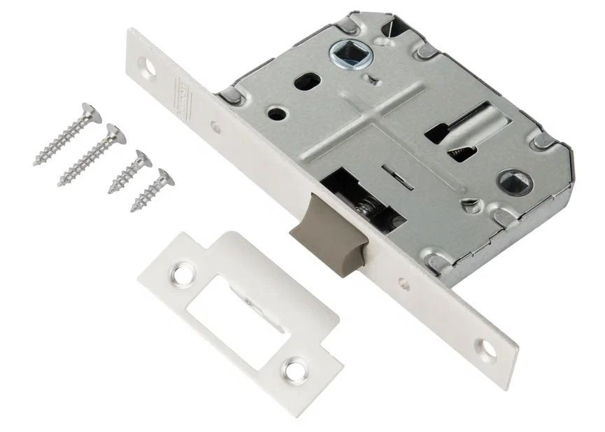 Защелка бесшумная сантехническая PALIDORE PL 2070 silver серебро